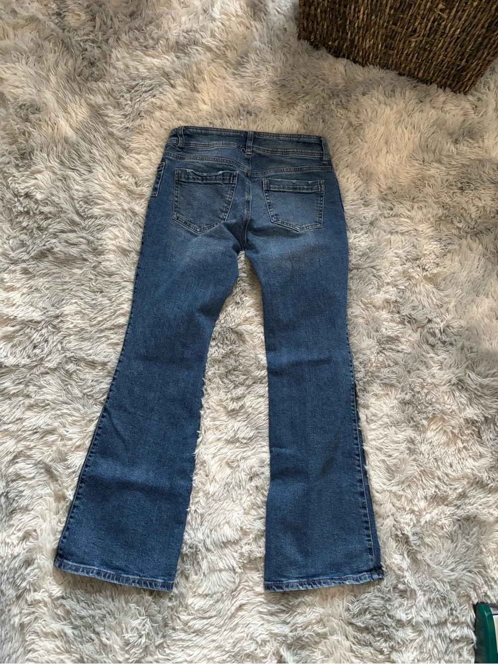 No Boundaries Dark Blue Flare Jeans - Picture 2 of 3